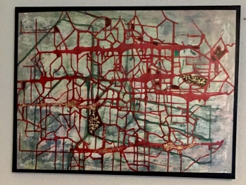 Blutwäsche Acryl on Canvas 60 x 80 cm