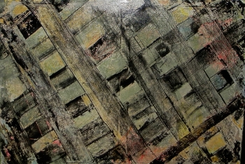 Abgrund Acryl on Canvas 90 x 65 cm
