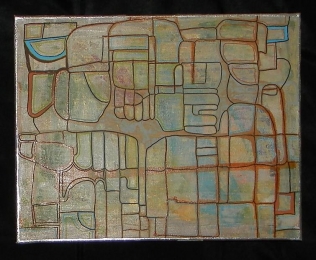 Sanftes Gleiten Acryl on Canvas 50 x 40 cm