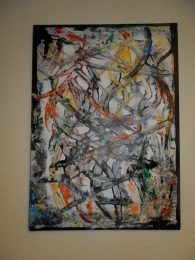 Wild Think Acryl on Canvas 90 x 65 cm